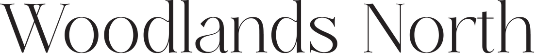 The image shows the text "Woodlands North" in a large, bold font.